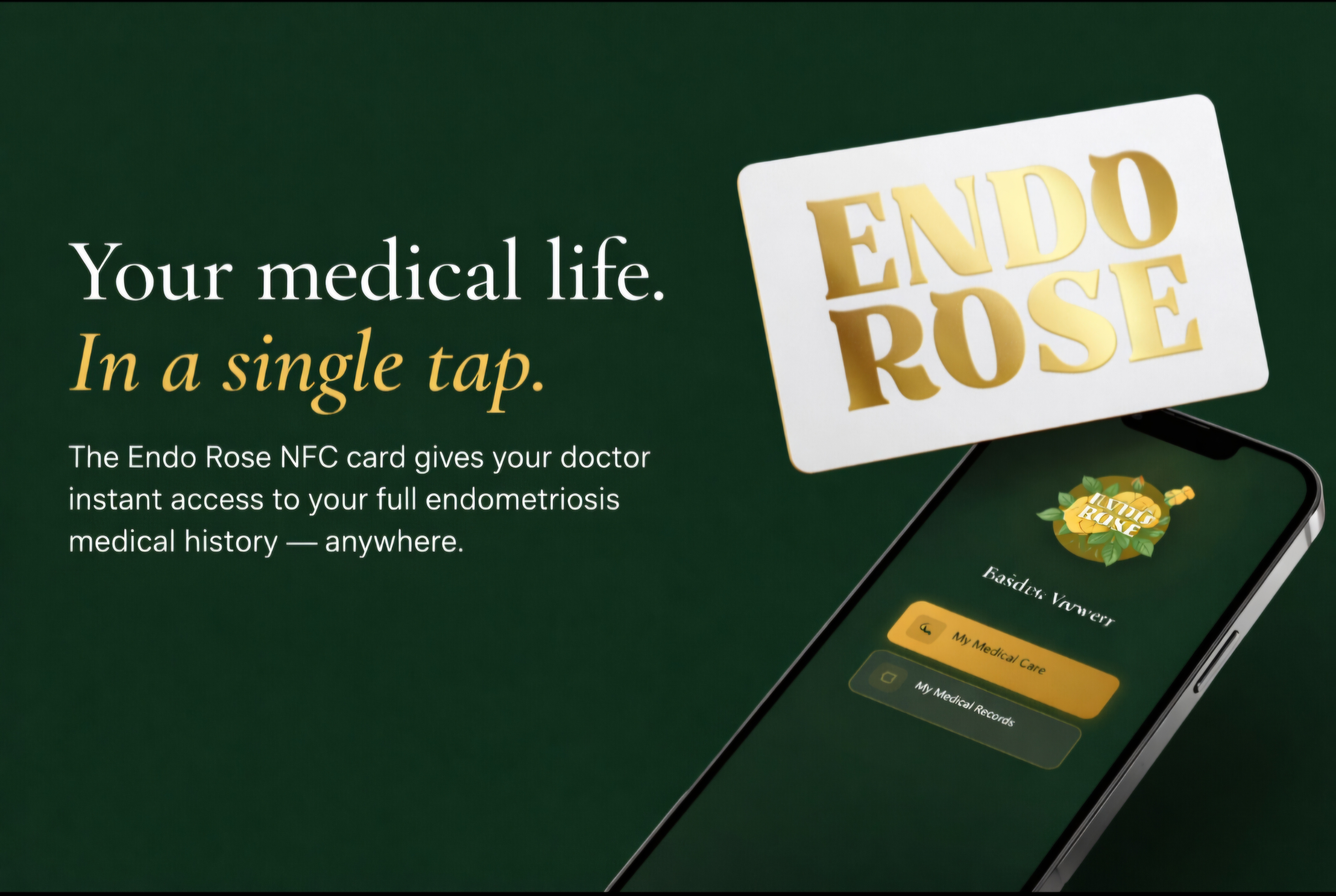 Endo Rose NFC Medical Card