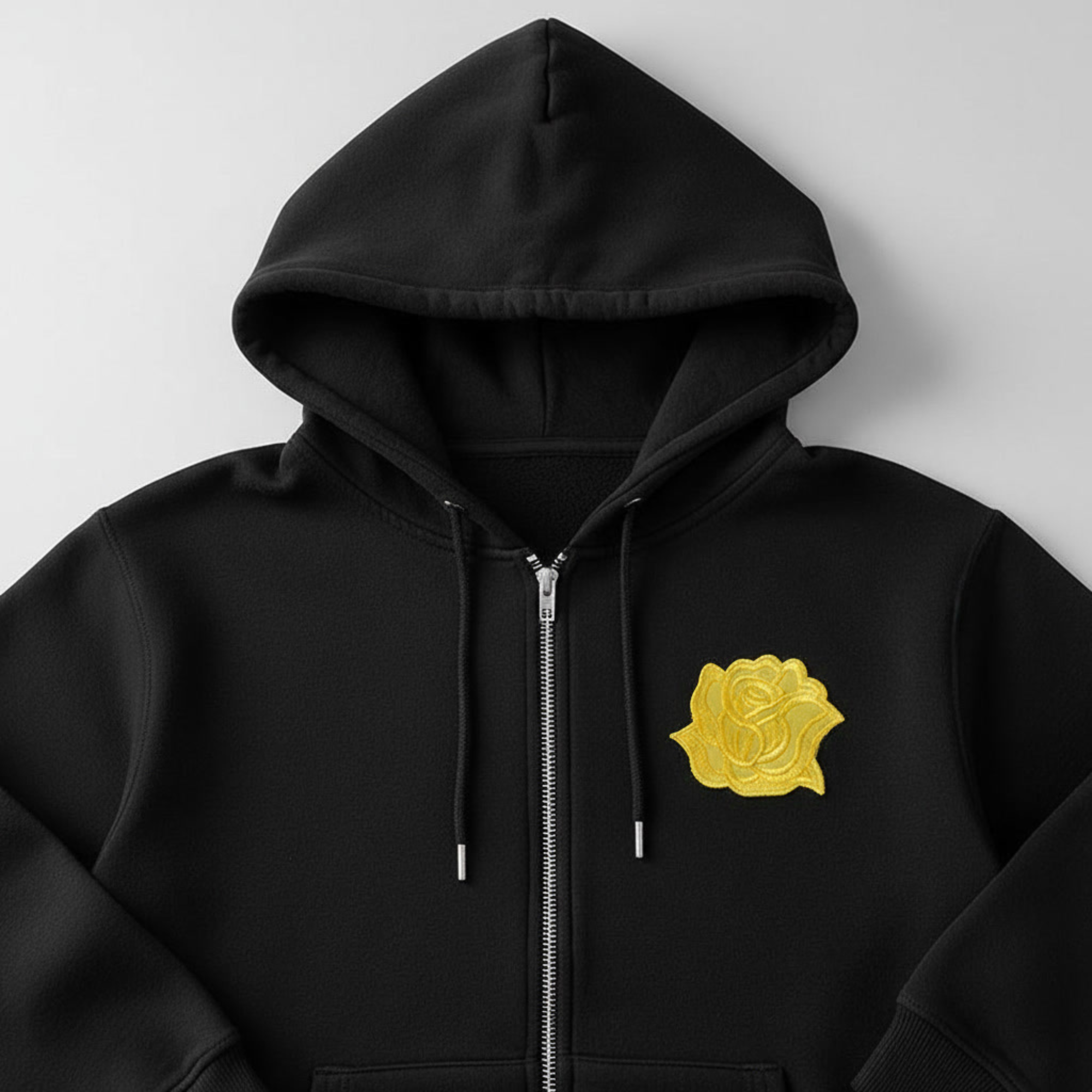 Endo Rose Hoodie Detail